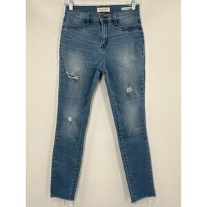 PacSun high rise ankle distressed jeggins size 27